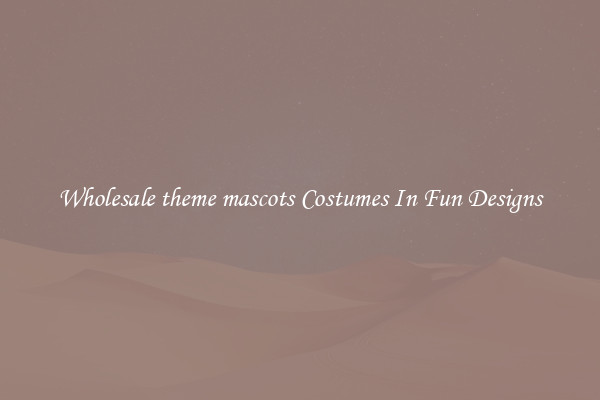 Wholesale theme mascots Costumes In Fun Designs