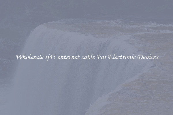 Wholesale rj45 enternet cable For Electronic Devices