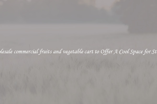 Wholesale commercial fruits and vegetable cart to Offer A Cool Space for Storing