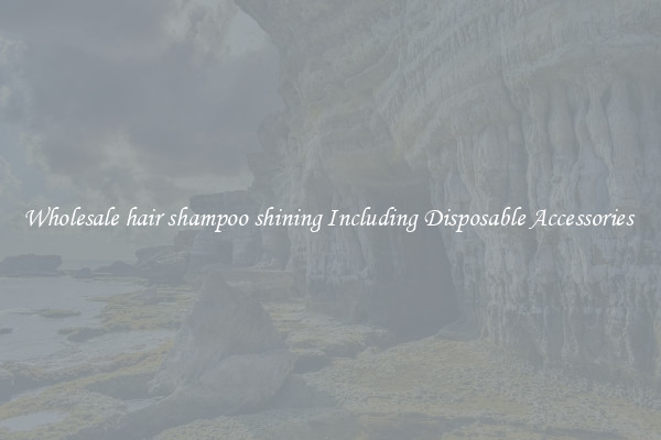 Wholesale hair shampoo shining Including Disposable Accessories 