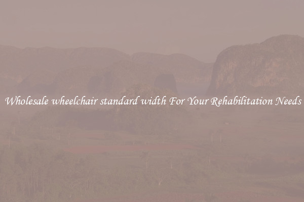 Wholesale wheelchair standard width For Your Rehabilitation Needs