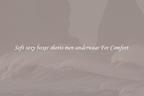Soft sexy boxer shorts men underwear For Comfort 
