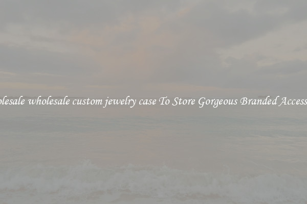Wholesale wholesale custom jewelry case To Store Gorgeous Branded Accessories