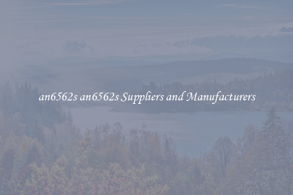an6562s an6562s Suppliers and Manufacturers