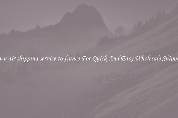yiwu air shipping service to france For Quick And Easy Wholesale Shipping
