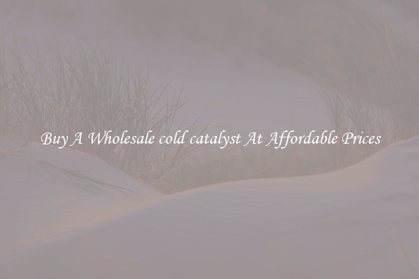 Buy A Wholesale cold catalyst At Affordable Prices