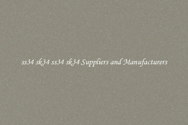ss34 sk34 ss34 sk34 Suppliers and Manufacturers